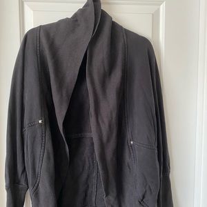 Black studded Wilfred cardigan.